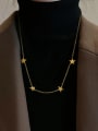 thumb Stainless steel  Minimalist Pentagram Pendant Necklace 1