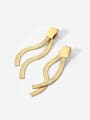 thumb Stainless steel Snake Bone Chain Tassel Vintage Drop Earring 0