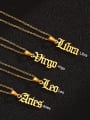 thumb Stainless steel Constellation Hip Hop Necklace 2