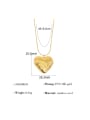 thumb Stainless steel Heart Trend Necklace 2