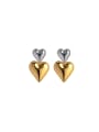 thumb Stainless steel Heart Trend Stud Earring 0