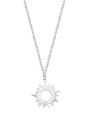 thumb Six Pointed Sun Clavicle Titanium Steel Necklace 3