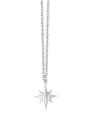 thumb Stainless steel Star Minimalist Necklace 3
