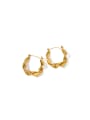 thumb Stainless steel Geometric Trend Hoop Earring 0