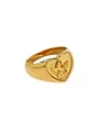 thumb Stainless steel Heart Trend Band Ring 0