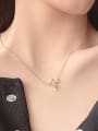 thumb Titanium Steel Cubic Zirconia Heart Minimalist Necklace 1