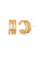 thumb Titanium Steel Geometric Minimalist Stud Earring 2