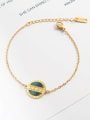 thumb Stainless steel Round Trend Link Bracelet 1