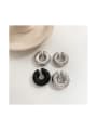 thumb Stainless steel Geometric Trend Huggie Earring 0