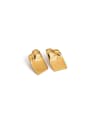 thumb Titanium Steel Geometric Trend Stud Earring 0