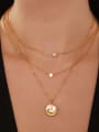 thumb Stainless steel Geometric Hip Hop Necklace 1
