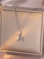 thumb Titanium Steel Balloon  Dog Minimalist Necklace 2