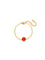 thumb Stainless steel Enamel Flower Dainty Link Bracelet 0