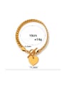 thumb Trend Heart Stainless steel Bracelet and Necklace Set 3