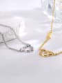 thumb Brass Heart Trend Necklace 2