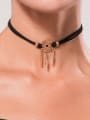 thumb Alloy Leather Tassel Vintage Necklace 1