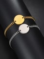 thumb Stainless steel Geometric Minimalist Link Bracelet 0