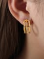 thumb Titanium Steel Geometric Minimalist Stud Earring 1