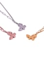 thumb Stainless steel Butterfly Minimalist Necklace 3