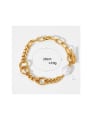 thumb Stainless steel  Trend Geometric Freshwater Pearl Bracelet and Necklace Set 4