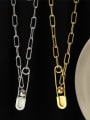 thumb Stainless steel Geometric Trend Necklace 1