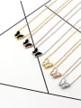 thumb Titanium Shell Butterfly Dainty Necklace 1