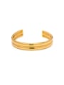 thumb Stainless steel Geometric Vintage Cuff Bangle 0