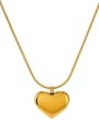 thumb Stainless steel Heart Minimalist Necklace 0