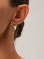 thumb Stainless steel Heart Trend Stud Earring 2