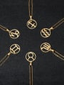 thumb Stainless steel Constellation Ethnic Necklace 0