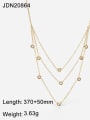 thumb Stainless steel Geometric Ethnic Multi Strand Necklace 2