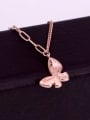 thumb Stainless steel Butterfly Minimalist Necklace 2