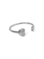 thumb Stainless steel Heart Hip Hop Cuff Bangle 0