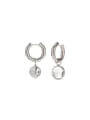 thumb Dainty Ball Stainless steel Glass Stone Earring and Necklace Set 0