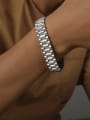 thumb Titanium Steel Geometric Vintage Link Bracelet 5