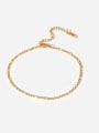 thumb Stainless steel  Minimalist Hollow Chain  Anklet 4