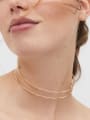 thumb Stainless steel Geometric Trend Choker Necklace 1