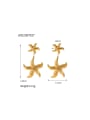 thumb Stainless steel Pentagram Trend Stud Earring 2