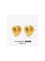 thumb Stainless steel Heart Trend Stud Earring 4