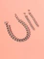 thumb Titanium 316L Stainless Steel  Vintage Geometric Earring And Braclete Set with e-coated waterproof 1