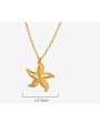 thumb Titanium Steel Pentagram Trend Necklace 3