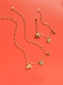 thumb Titanium 316L Stainless Steel Vintage Elephant  Braclete and Necklace Set with e-coated waterproof 4