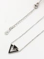 thumb Titanium Triangle Trend Necklace 2
