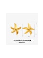 thumb Stainless steel Pentagram Trend Stud Earring 2