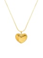 thumb Titanium Steel  Trend Heart Pendant Necklace 0