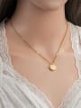 thumb Titanium Steel Cubic Zirconia Geometric Dainty Necklace 1