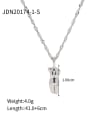 thumb Stainless steel Geometric Trend Necklace 3