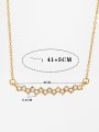 thumb Stainless steel Cubic Zirconia Geometric Dainty Necklace 4