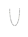 thumb Brass Bead Number Trend Long Strand Necklace 0