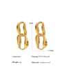 thumb Stainless steel Geometric Trend Stud Earring 2